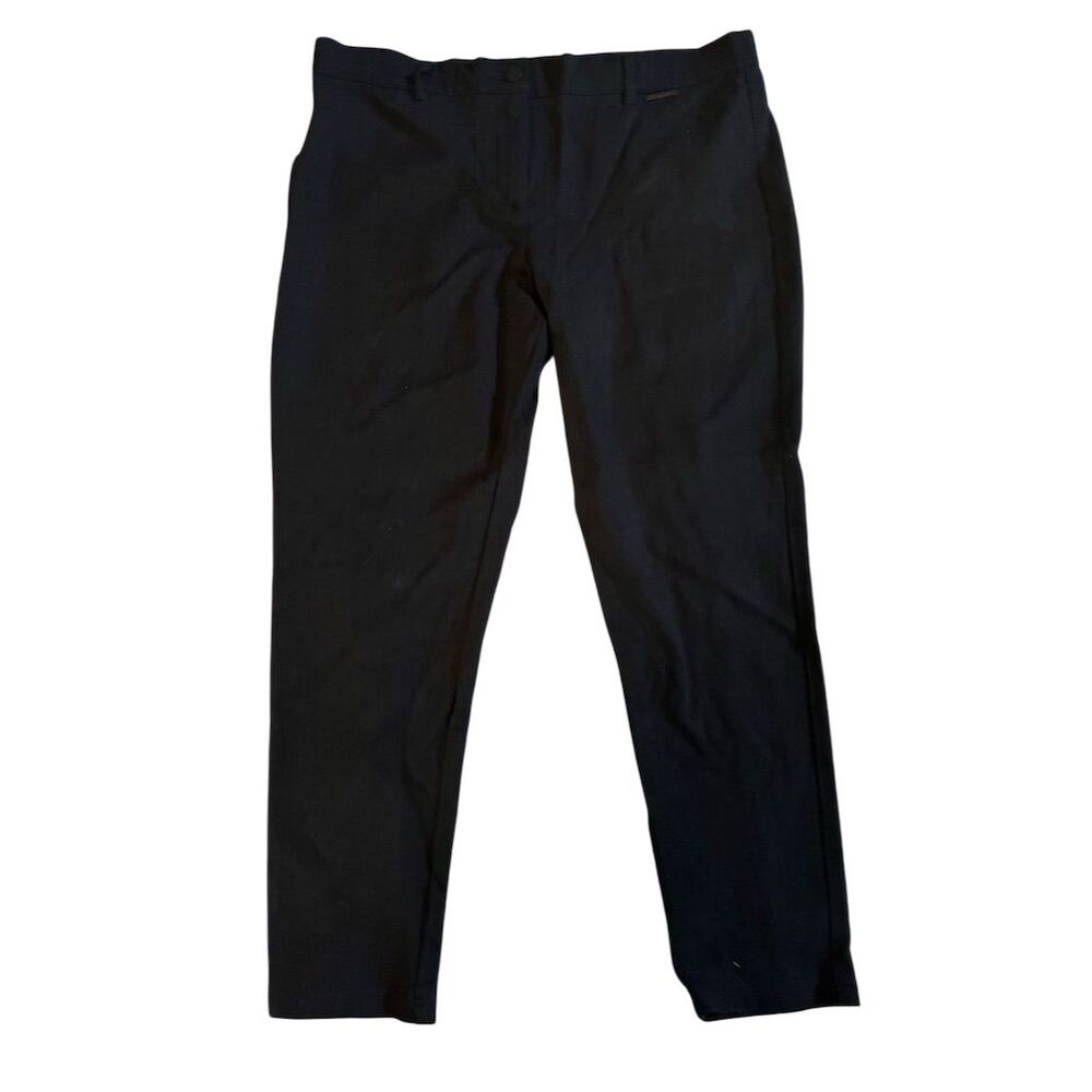 Mario Serrani Men's Black Dress Pants Size L Straight Leg Casual‎